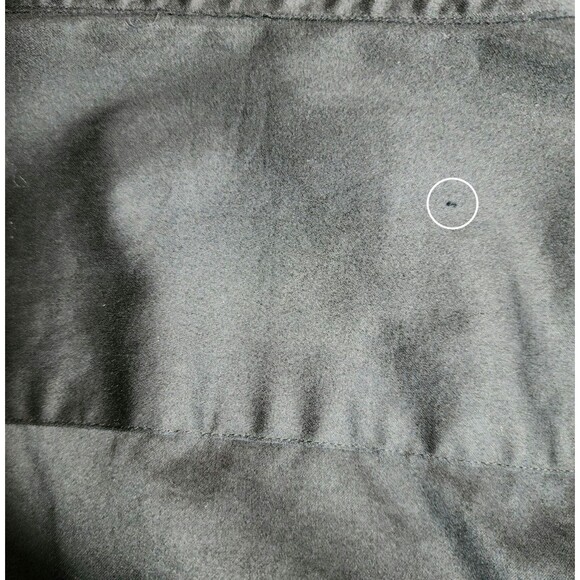 Connaisseur Paris Mens Button-Up Dress Shirt XL 43/44 Black Cotton Chest-Pleats - Picture 9 of 9